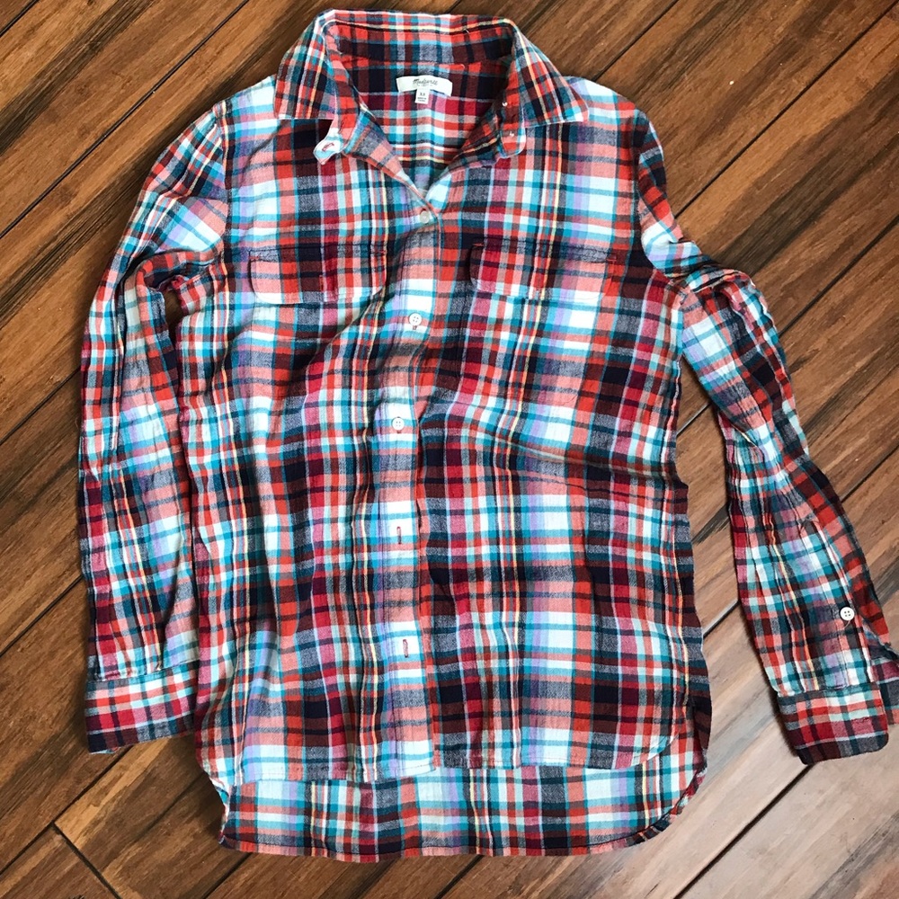 Madewell Ex Boyfriend button down shirt